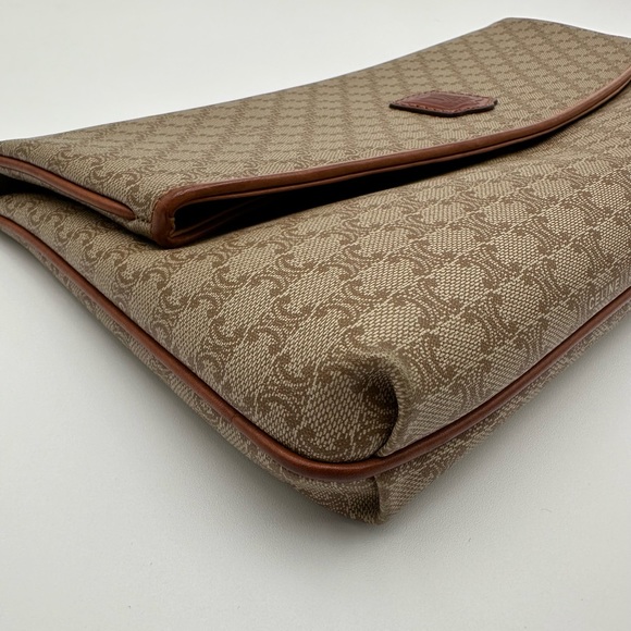 Authentic Vintage Celine Macadam Triomphe Leather Clutch Bag - Picture 6 of 17